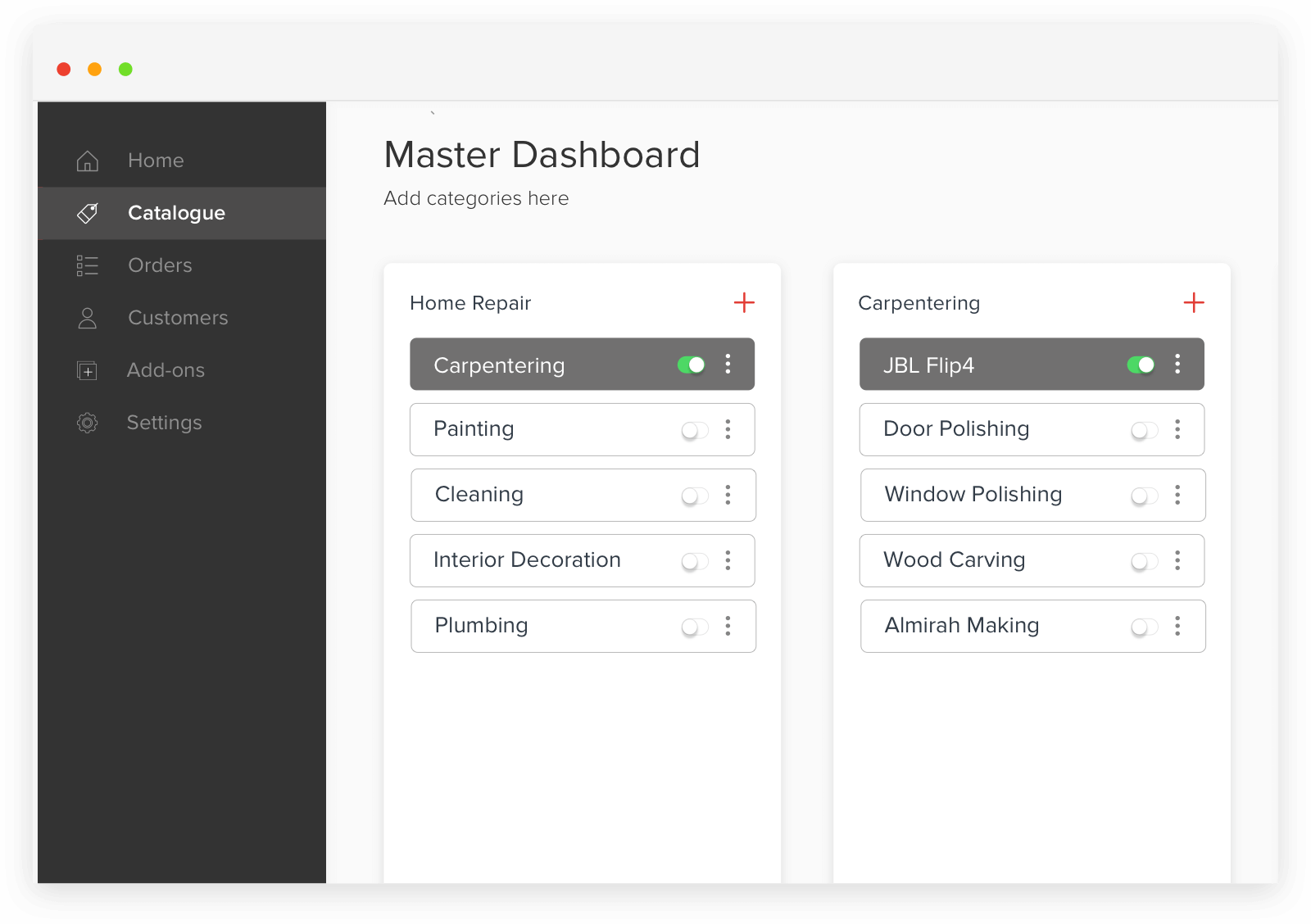 Robust Merchant Dashboard