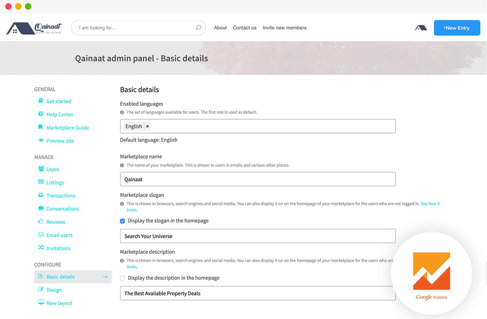 Create Online Marketplace