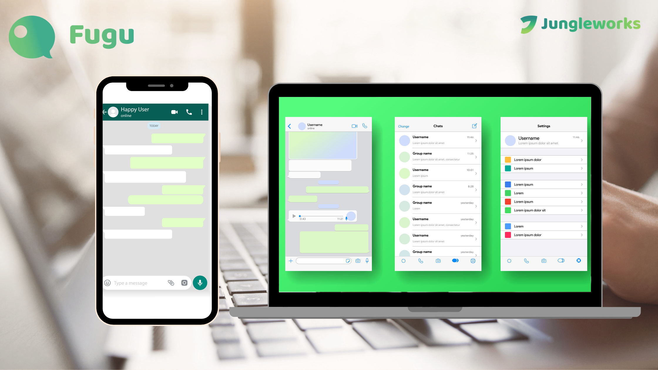 Whatsapp Clone: White Label App - Fugu | Jungleworks
