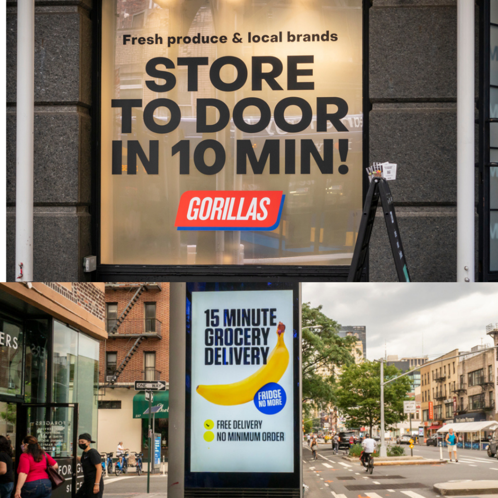 15 minute grocery delivery