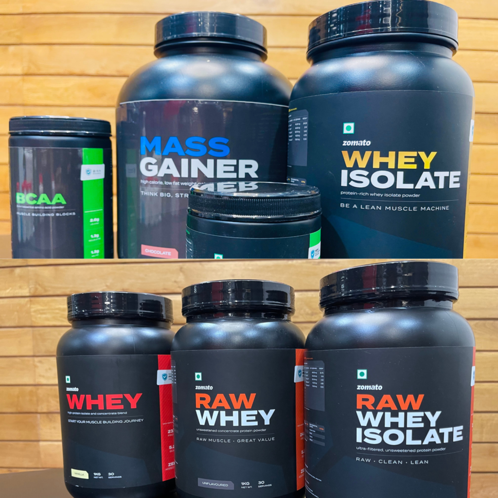 Zomato - dietary supplements