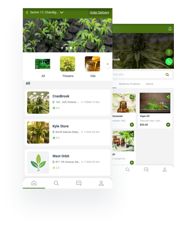 customer cannabis app
