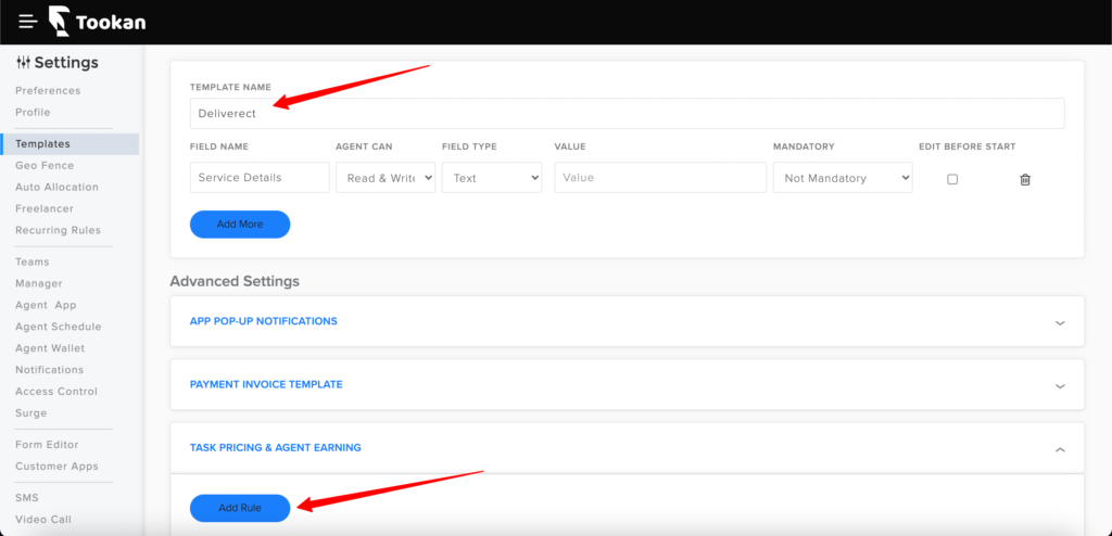 Integrate your Deliverect Account with Tookan