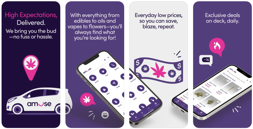 amuse cannabis app